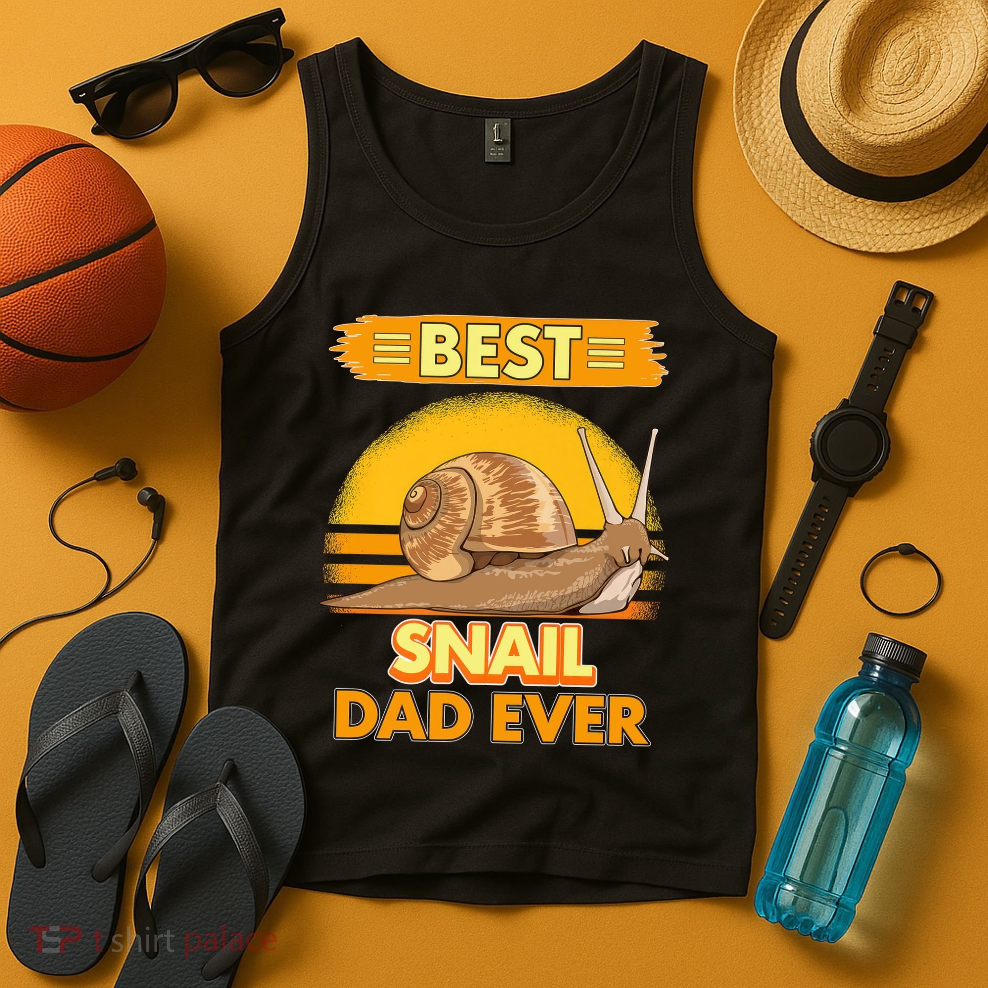  Best Snail Dad Ever Father's Day Slug Snails Tank Top