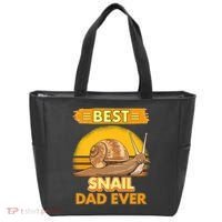  Best Snail Dad Ever Father's Day Slug Snails Tote Bag thumb 0