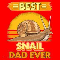  Best Snail Dad Ever Father's Day Slug Snails Santa Hat thumb 1