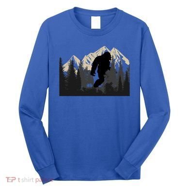 Bigfoot Sasquatch Design And Trip Hiking Lovers Gift Long Sleeve Shirt