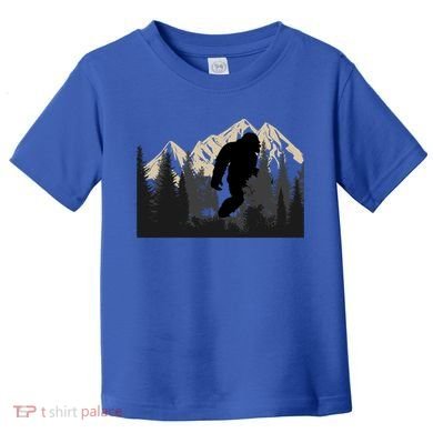 Bigfoot Sasquatch Design And Trip Hiking Lovers Gift Toddler T-Shirt