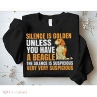 Beagle Scent Dog Hunting Pet Breeder Silence Is Golden Sweatshirt thumb 2
