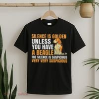 Beagle Scent Dog Hunting Pet Breeder Silence Is Golden T-Shirt thumb 2
