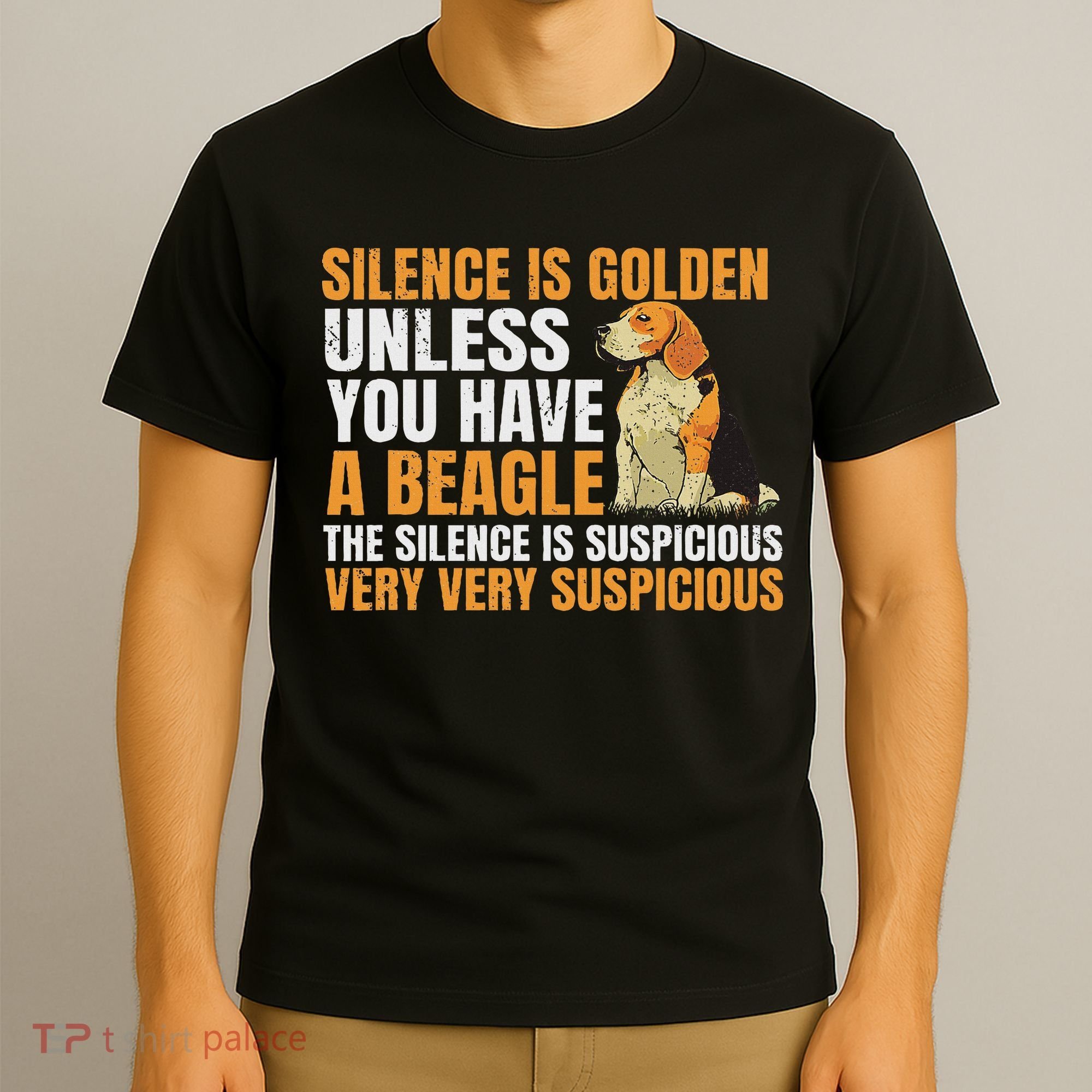 Beagle Scent Dog Hunting Pet Breeder Silence Is Golden T-Shirt