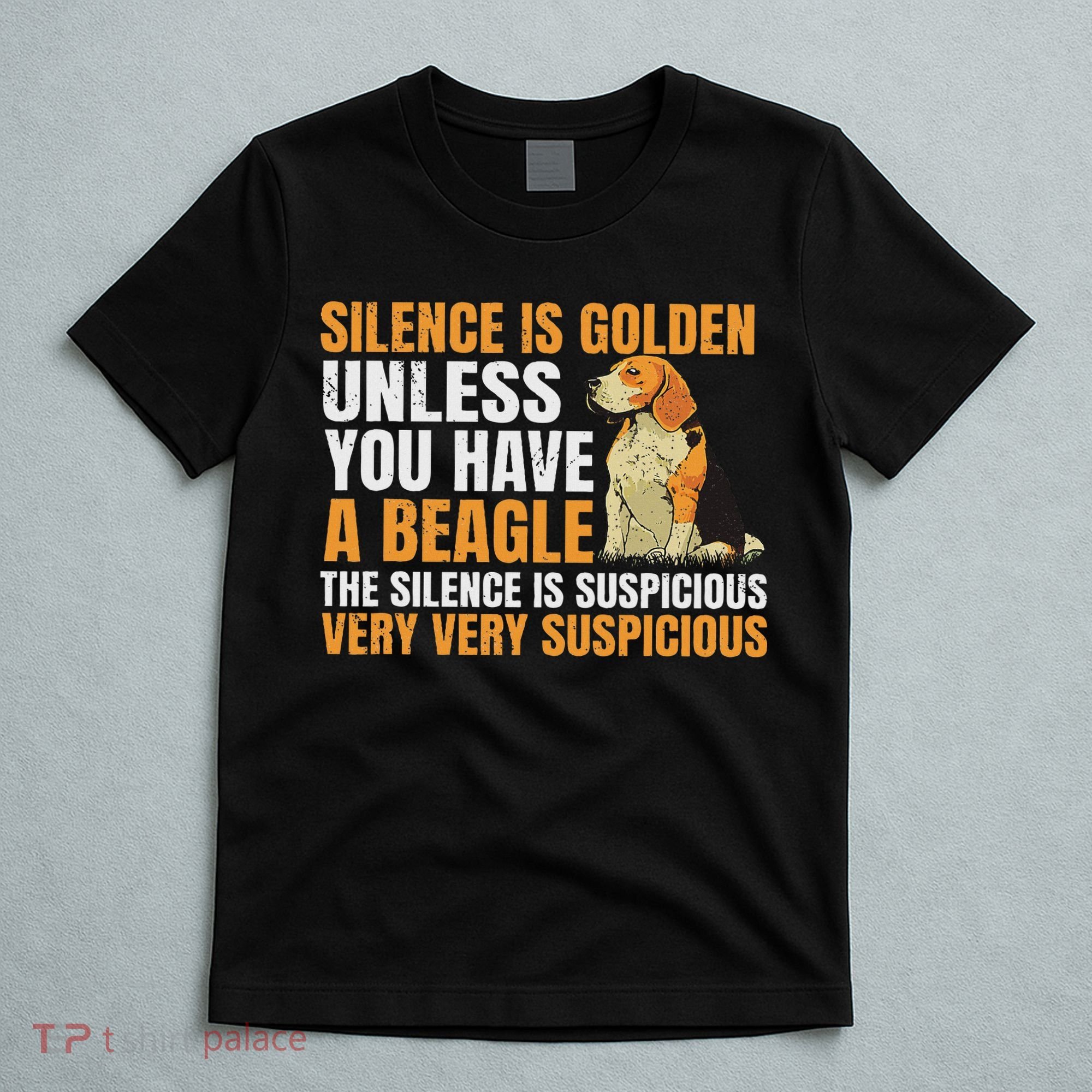 Beagle Scent Dog Hunting Pet Breeder Silence Is Golden T-Shirt