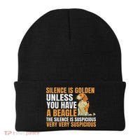 Beagle Scent Dog Hunting Pet Breeder Silence Is Golden Beanie thumb 0