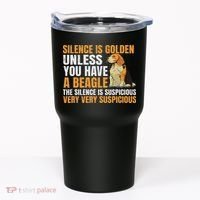 Beagle Scent Dog Hunting Pet Breeder Silence Is Golden Tumbler thumb 0
