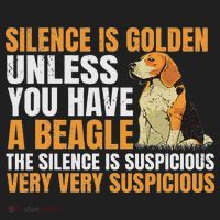 Beagle Scent Dog Hunting Pet Breeder Silence Is Golden Hat thumb 2