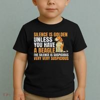 Beagle Scent Dog Hunting Pet Breeder Silence Is Golden Toddler T-Shirt thumb 2