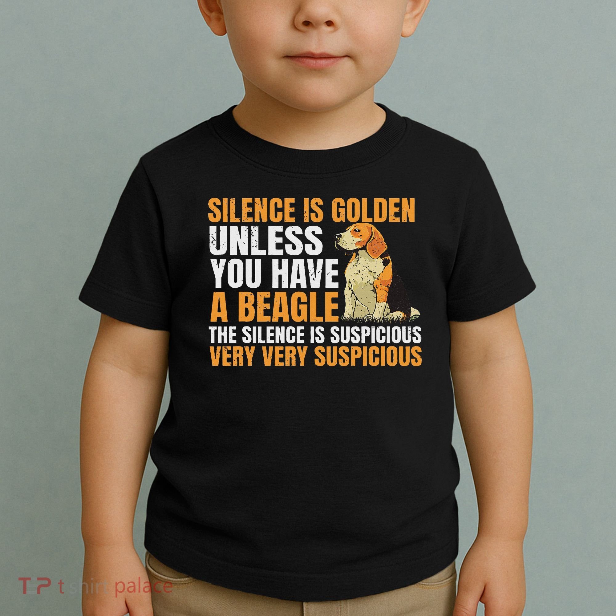 Beagle Scent Dog Hunting Pet Breeder Silence Is Golden Toddler T-Shirt