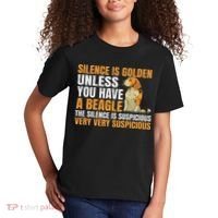 Beagle Scent Dog Hunting Pet Breeder Silence Is Golden Kids T-Shirt thumb 2