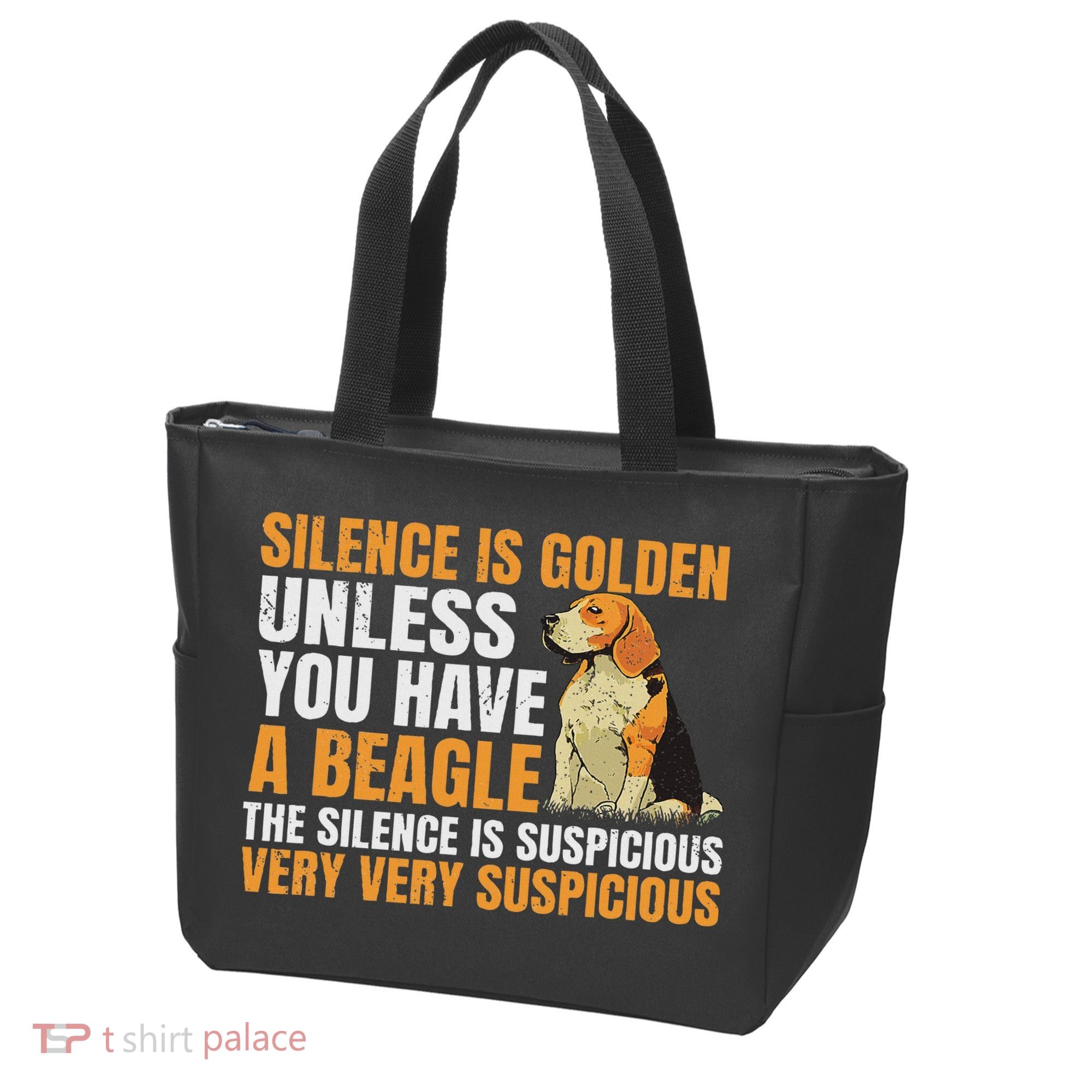 Beagle Scent Dog Hunting Pet Breeder Silence Is Golden Tote Bag