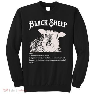 Black S.H.E.E.P Definition Sarcastic Quote Design For Everyone Sweatshirt