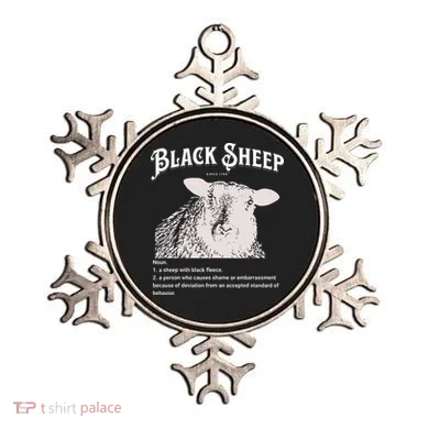 Black S.H.E.E.P Definition Sarcastic Quote Design For Everyone Ornament