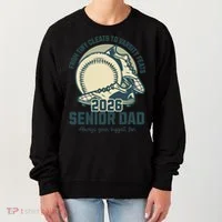 Baseball Senior Dad 2026 Tiny Cleats Varsity Feats Women's Sweatshirt thumb 0