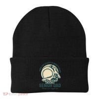 Baseball Senior Dad 2026 Tiny Cleats Varsity Feats Beanie thumb 0