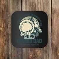 Baseball Senior Dad 2026 Tiny Cleats Varsity Feats Coaster thumb 0