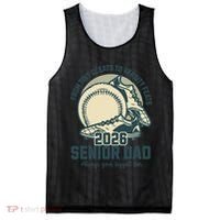Baseball Senior Dad 2026 Tiny Cleats Varsity Feats Mesh Reversible Basketball Jersey Tank thumb 0