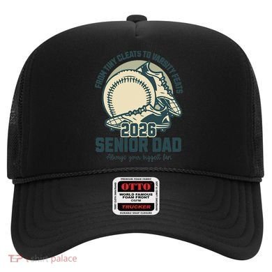 Baseball Senior Dad 2026 Tiny Cleats Varsity Feats Hat
