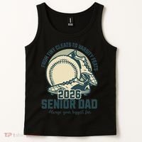 Baseball Senior Dad 2026 Tiny Cleats Varsity Feats Tank Top thumb 2