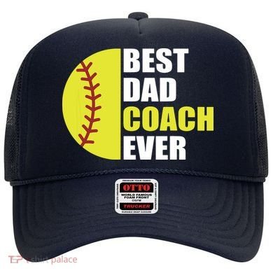 Best Softball Dad Coach Ever Fathers Day Softball Coach Dad Hat