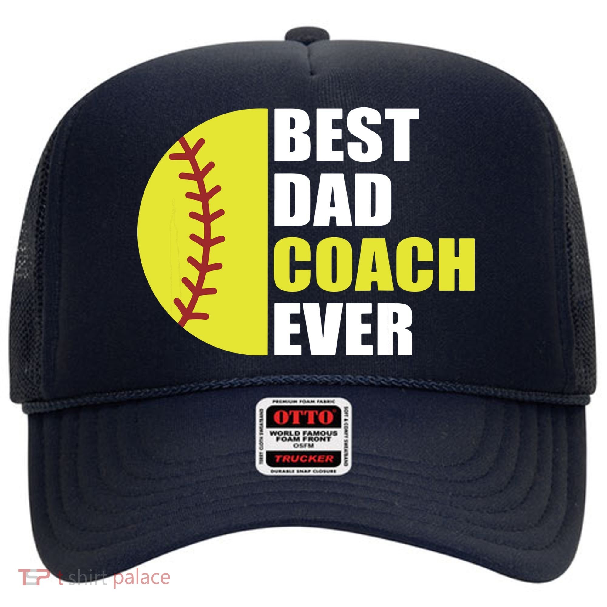 Best Softball Dad Coach Ever Fathers Day Softball Coach Dad Hat