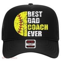 Best Softball Dad Coach Ever Retro Father Softball Coach Dad Hat thumb 0