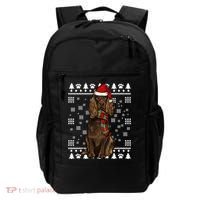 Boykin Spaniel Dog Santa Hat Xmas Ugly Christmas Gift Backpack thumb 0