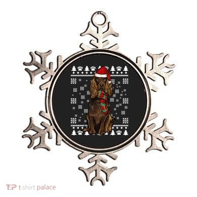 Boykin Spaniel Dog Santa Hat Xmas Ugly Christmas Gift Ornament