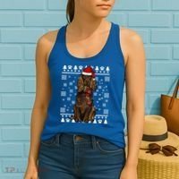 Boykin Spaniel Dog Santa Hat Xmas Ugly Christmas Gift Women's Tank Top thumb 2