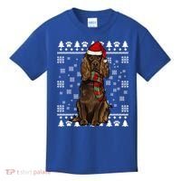 Boykin Spaniel Dog Santa Hat Xmas Ugly Christmas Gift Kids T-Shirt thumb 0