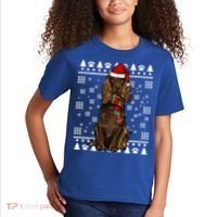 Boykin Spaniel Dog Santa Hat Xmas Ugly Christmas Gift Kids T-Shirt thumb 2