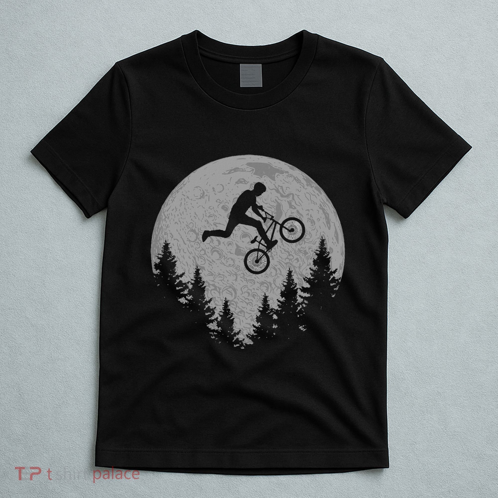 Bmx Stunt Dirt Bike Moon Freestyle Rider T-Shirt