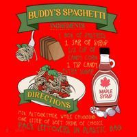 BuddyS Spaghetti Elf Christmas Holiday Season Santa Hat thumb 1
