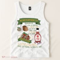 BuddyS Spaghetti Elf Christmas Holiday Season Tank Top thumb 2
