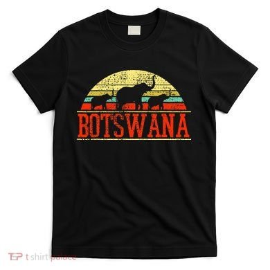Botswana Safari Elephant Vintage T-Shirt