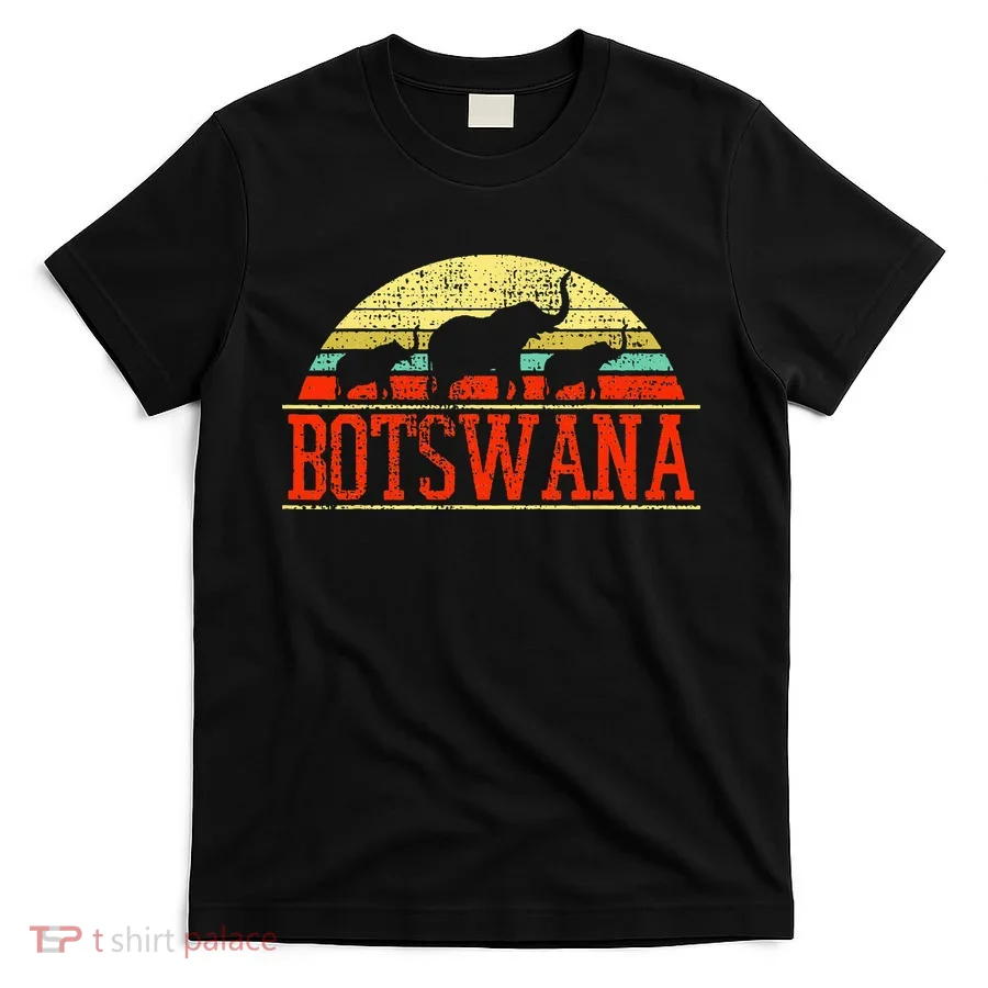 Botswana Safari Elephant Vintage T-Shirt
