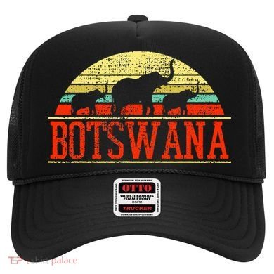 Botswana Safari Elephant Vintage Hat