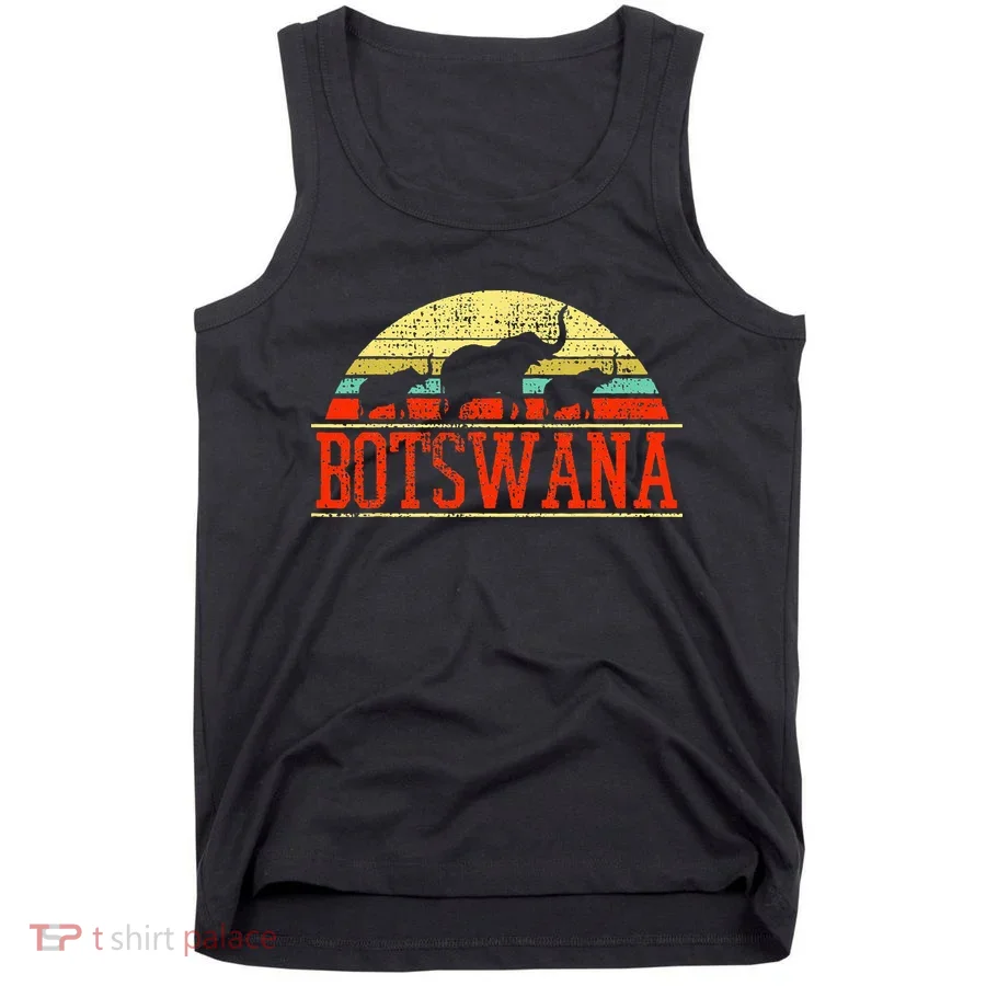 Botswana Safari Elephant Vintage Tank Top