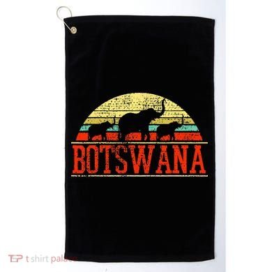 Botswana Safari Elephant Vintage Golf Towel