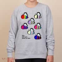 Bee Swarm Essential Bee Who You Want To Bee Women's Sweatshirt thumb 0