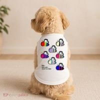 Bee Swarm Essential Bee Who You Want To Bee Doggie Tank thumb 2