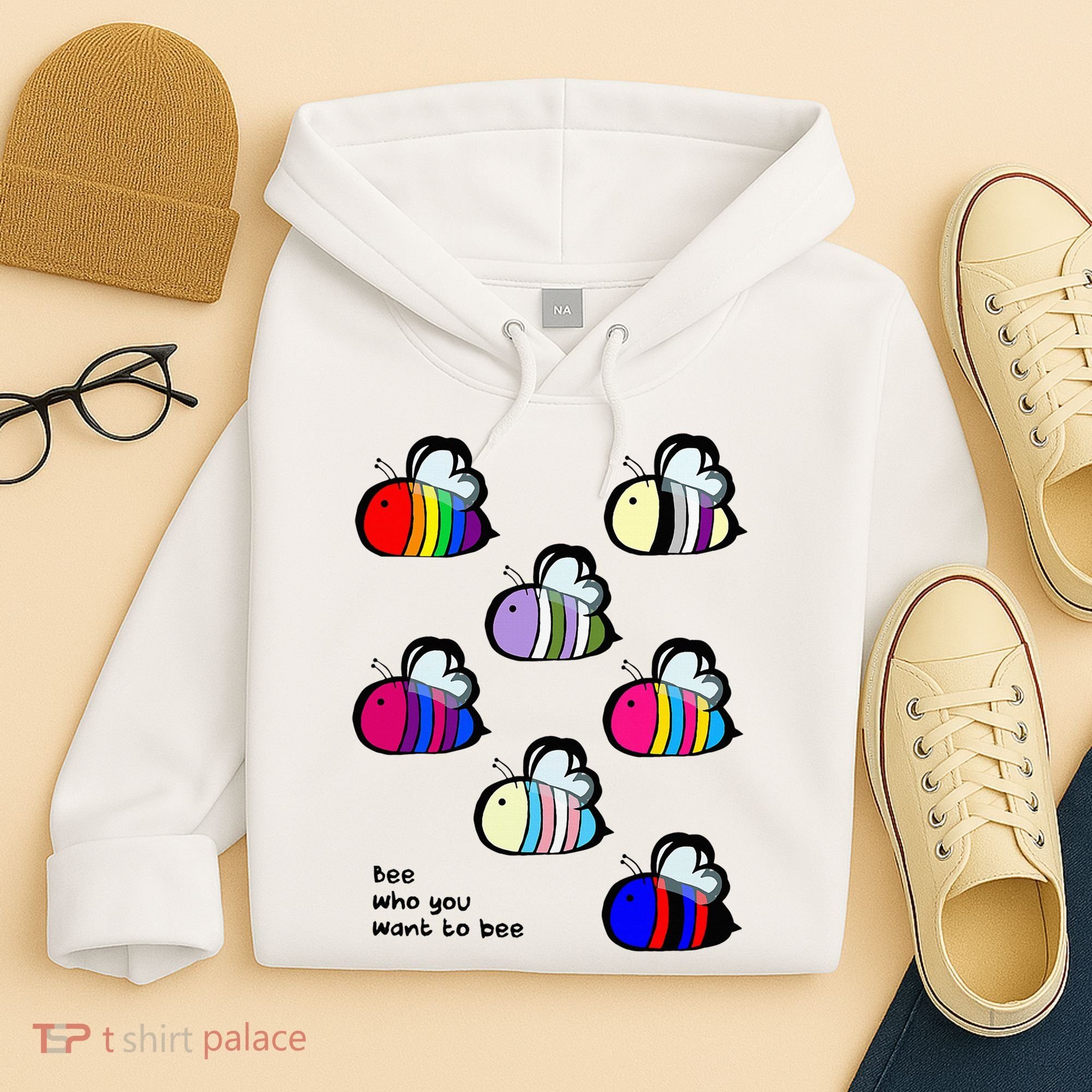 Bee Swarm Essential Bee Who You Want To Bee Hoodie