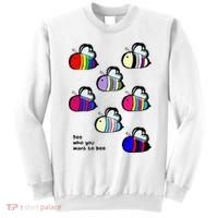 Bee Swarm Essential Bee Who You Want To Bee Sweatshirt thumb 0