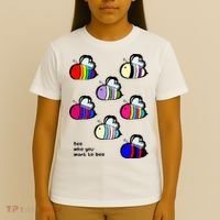 Bee Swarm Essential Bee Who You Want To Bee T-Shirt thumb 4