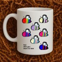 Bee Swarm Essential Bee Who You Want To Bee Coffee Mug thumb 2