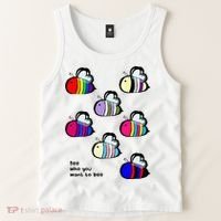 Bee Swarm Essential Bee Who You Want To Bee Tank Top thumb 2