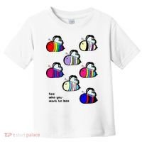 Bee Swarm Essential Bee Who You Want To Bee Toddler T-Shirt thumb 0