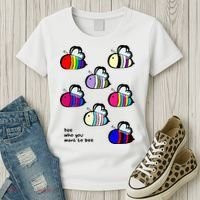 Bee Swarm Essential Bee Who You Want To Bee Women's T-Shirt thumb 3