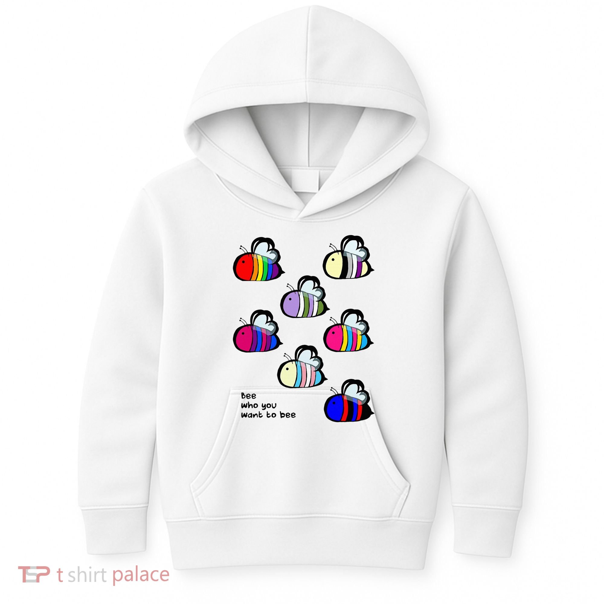 Bee Swarm Essential Bee Who You Want To Bee Kids Hoodie
